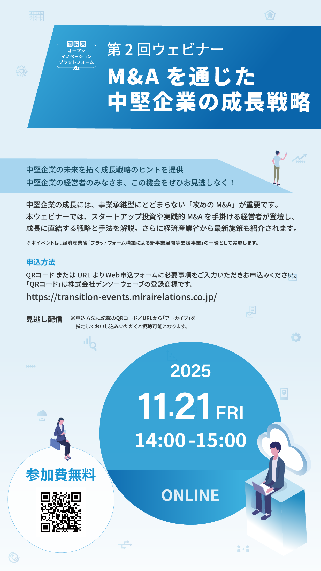 中堅企業向けウェビナー | M&Aを通じた中堅企業の成長戦略